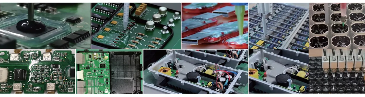 semi automatic potting machine applications