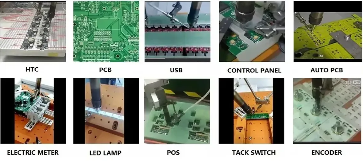 application of Automatic Wire Soldering Machine for LED / Data Cable