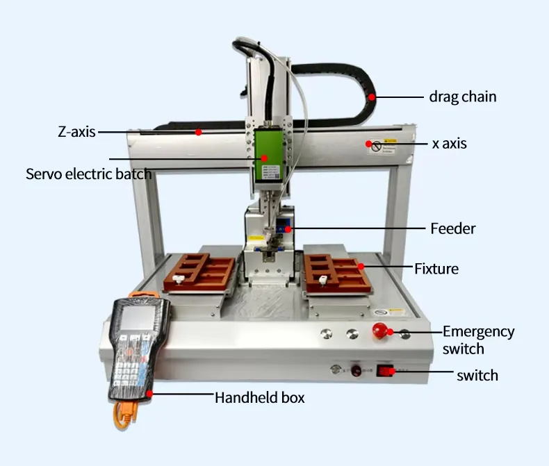 4 Axis Automatic Screw Locking Machine